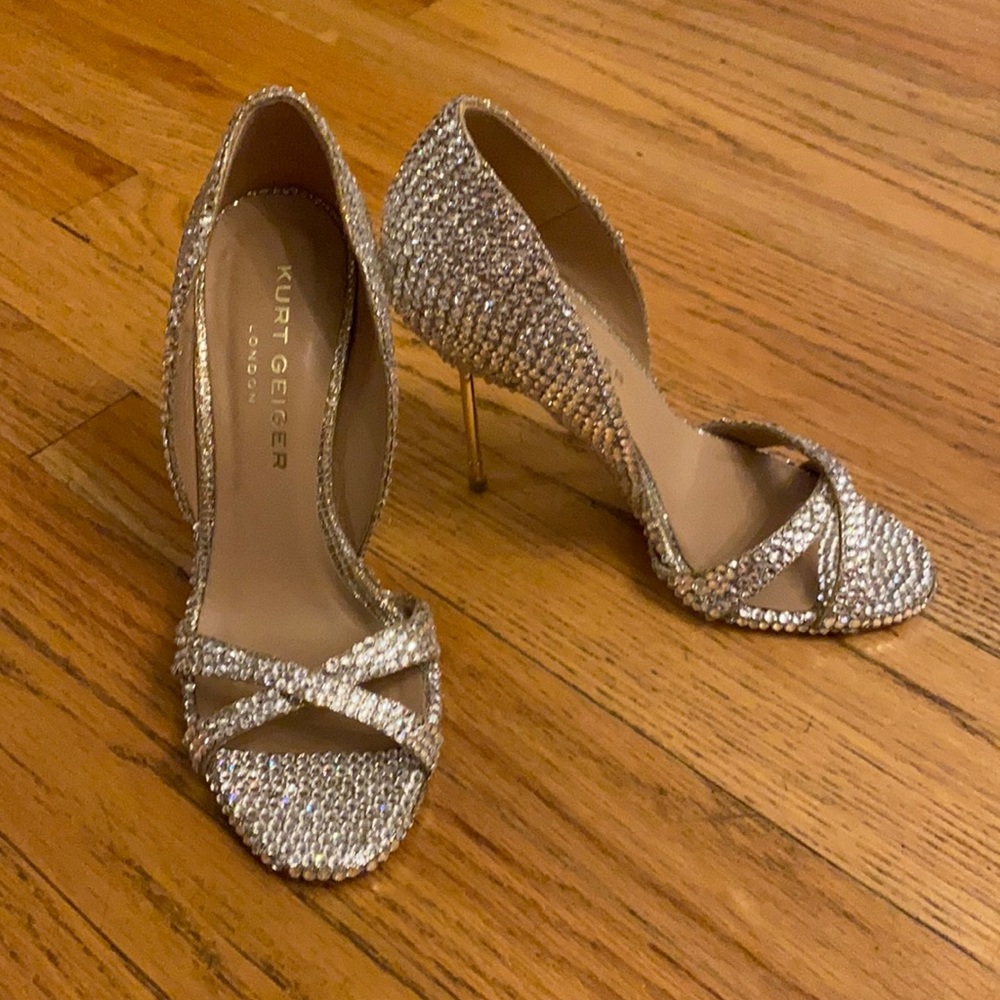 Kurt Geiger Crystals Heels, size 6
